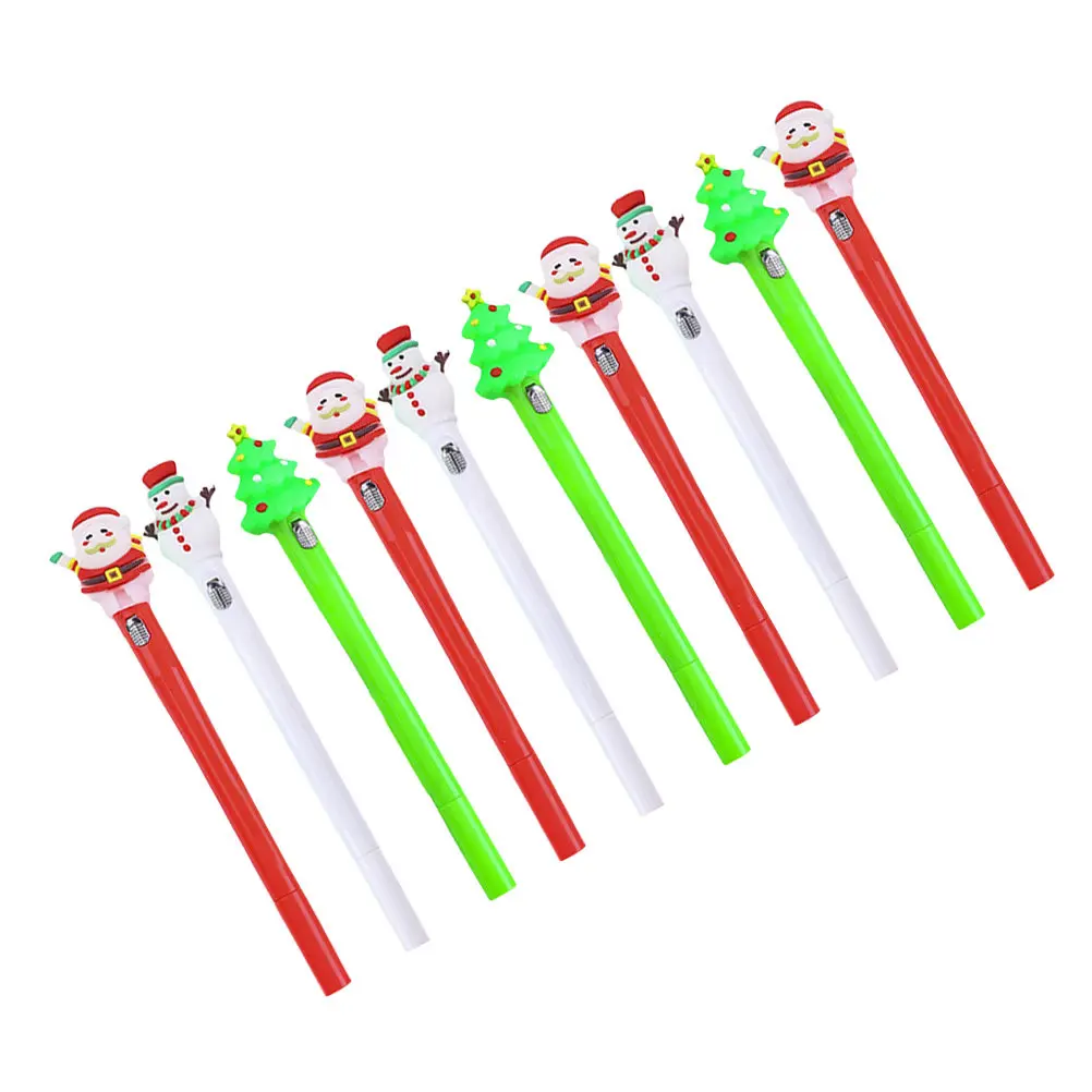 10Pcs Christmas Gel Pens Cute Light Up Cartoon Design Portable Xmas Writing Pens Students Gifts Gel Pen Cute Pen
10Pcs Christmas Gel Pens Cute Light Up Cartoon Design Portable Xmas Writing Pens Students Gifts Gel Pen Cute Pen