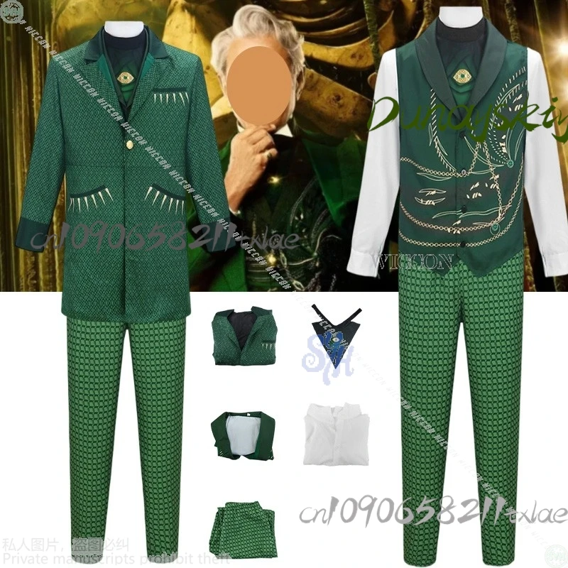 Cos Store аниме Wickeddd фильм косплей великий волшебник зеленое пальто в стиле ретро брюки с клетчатым узором гот великолепный костюм на Хэллоуин
Cos Store аниме Wickeddd фильм косплей великий волшебник зеленое пальто в стиле ретро брюки с клетчатым узором гот великолепный костюм на Хэллоуин