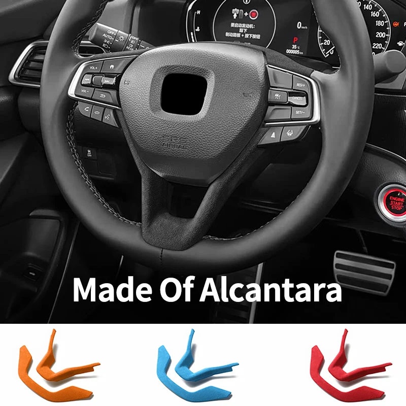 For Honda Accord 10th Gen & Inspire 2018-2022 Made of Alcantara Steering Wheel Boot Cover Trim Sticker Car Interior Accessories
For Honda Accord 10th Gen & Inspire 2018-2022 Made of Alcantara Steering Wheel Boot Cover Trim Sticker Car Interior Accessories