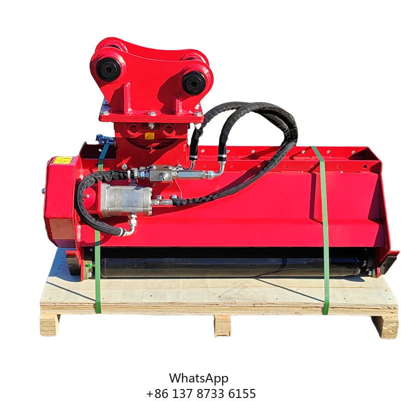 WIGON Excavator Flail Mower Attachment For 1.5-15 Ton Forestry Machinery With Engine Motor & Pump-High Productivity Lawn Cutting
WIGON Excavator Flail Mower Attachment For 1.5-15 Ton Forestry Machinery With Engine Motor & Pump-High Productivity Lawn Cutting