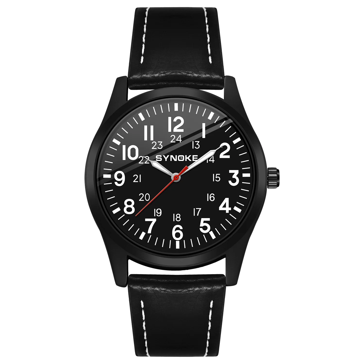 Men's Easy Reader Watch SYNOKE Brand Alloy Case Leather Strap Waterproof Watch Men
Men's Easy Reader Watch SYNOKE Brand Alloy Case Leather Strap Waterproof Watch Men