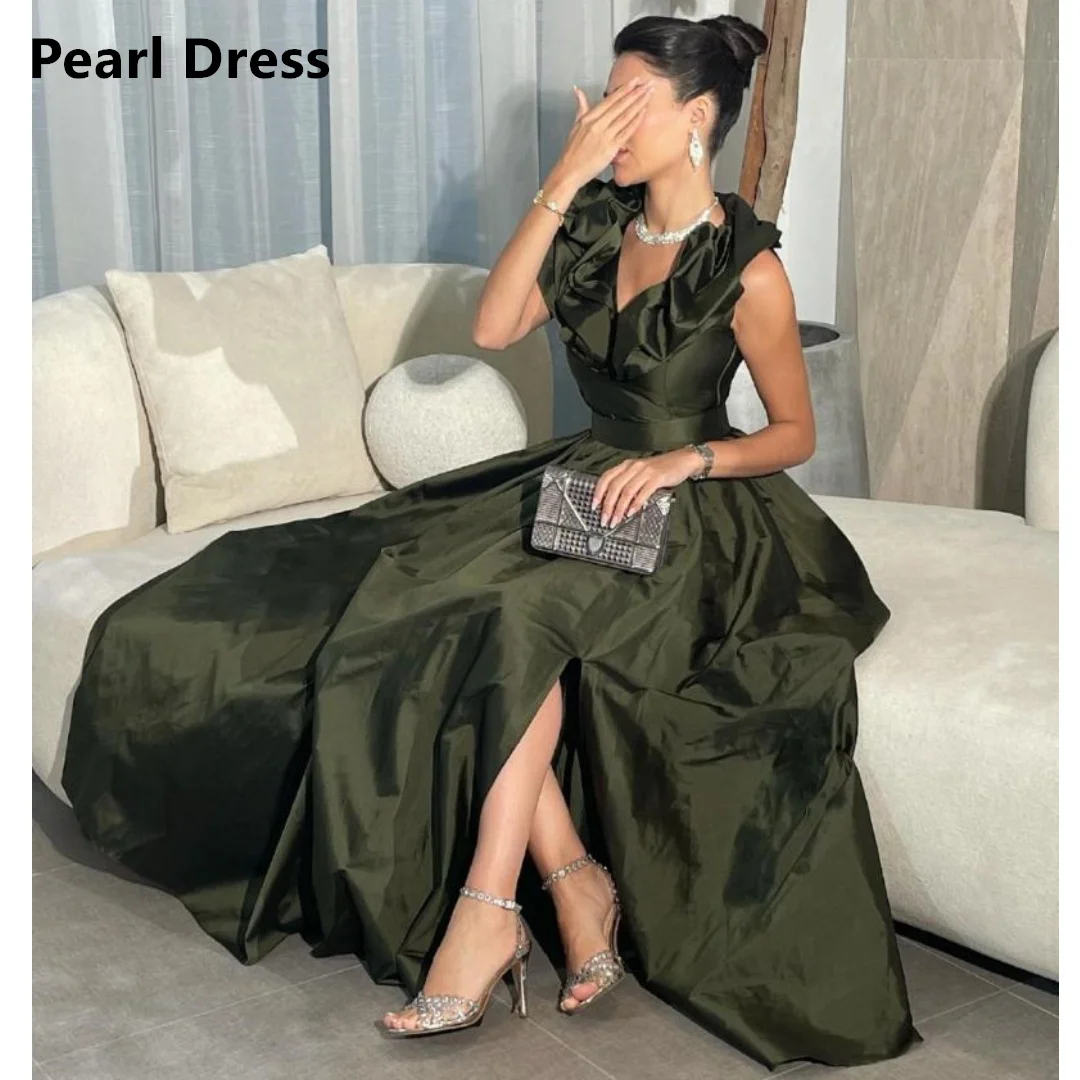 Pearl V-neck Prom Dresses for Special Occasions Custom Made Satin Women Evening Dress Luxury Elegant Party Dresses Woman Wedding
Pearl V-neck Prom Dresses for Special Occasions Custom Made Satin Women Evening Dress Luxury Elegant Party Dresses Woman Wedding