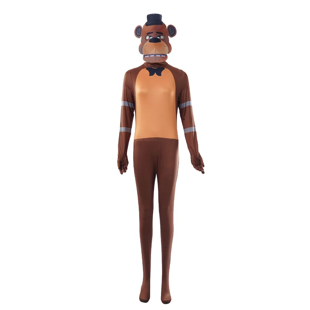 Five Nights at Freddy's Freddy Bear Onesie Jumpsuit Cosplay Costume Unisex Game Role Play Stage Performance Halloween Outfit
Five Nights at Freddy's Freddy Bear Onesie Jumpsuit Cosplay Costume Unisex Game Role Play Stage Performance Halloween Outfit