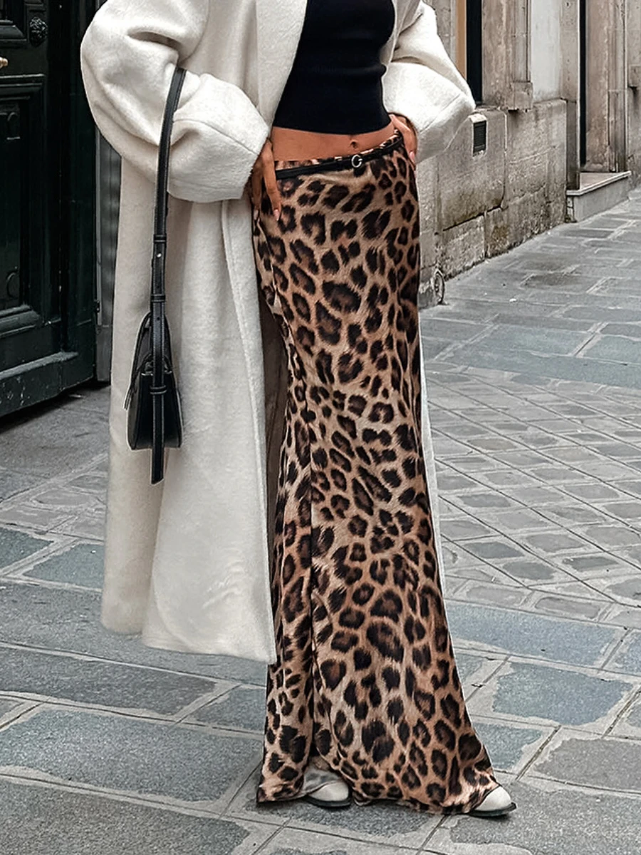 Bornladies Women's Fishtail Skirt Leopard Print High Waist Personalized Fashion Versatile Loose Fitting Long Skirt Women Skirts
Bornladies Women's Fishtail Skirt Leopard Print High Waist Personalized Fashion Versatile Loose Fitting Long Skirt Women Skirts