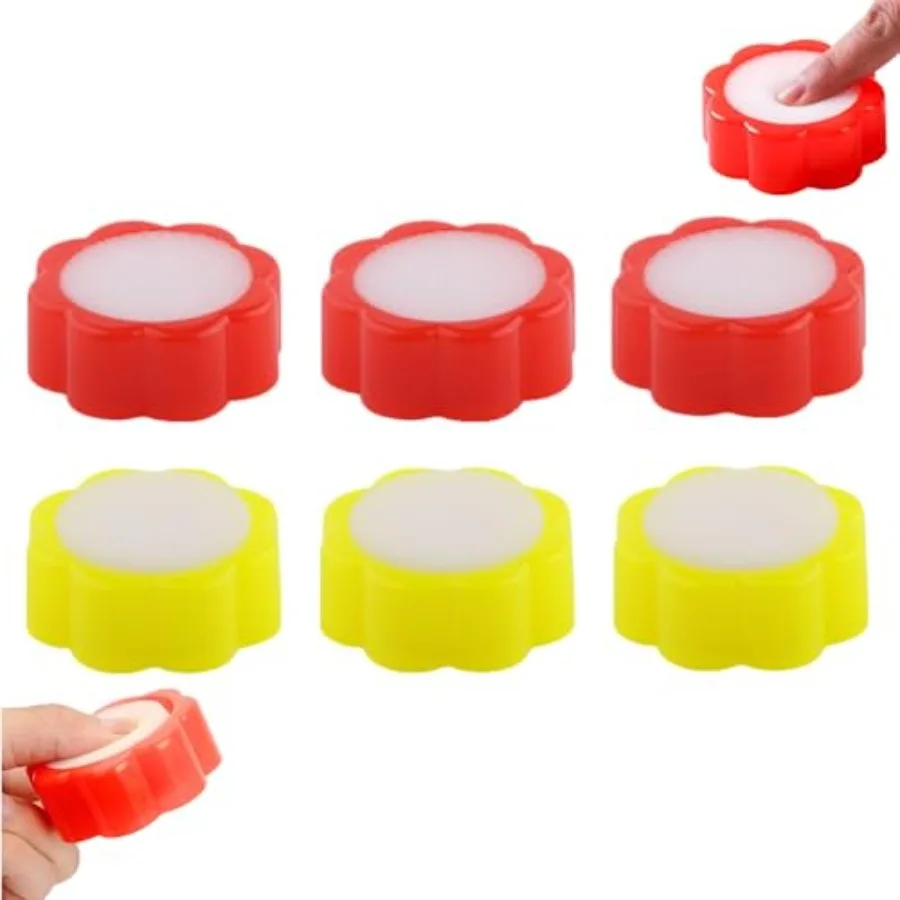 6 PCS Finger Wet Sponge Professional Fingertip Moistener Finger Moistener Flower Shape Finger Wet Sponge Cup for Fingers Counti
6 PCS Finger Wet Sponge Professional Fingertip Moistener Finger Moistener Flower Shape Finger Wet Sponge Cup for Fingers Counti