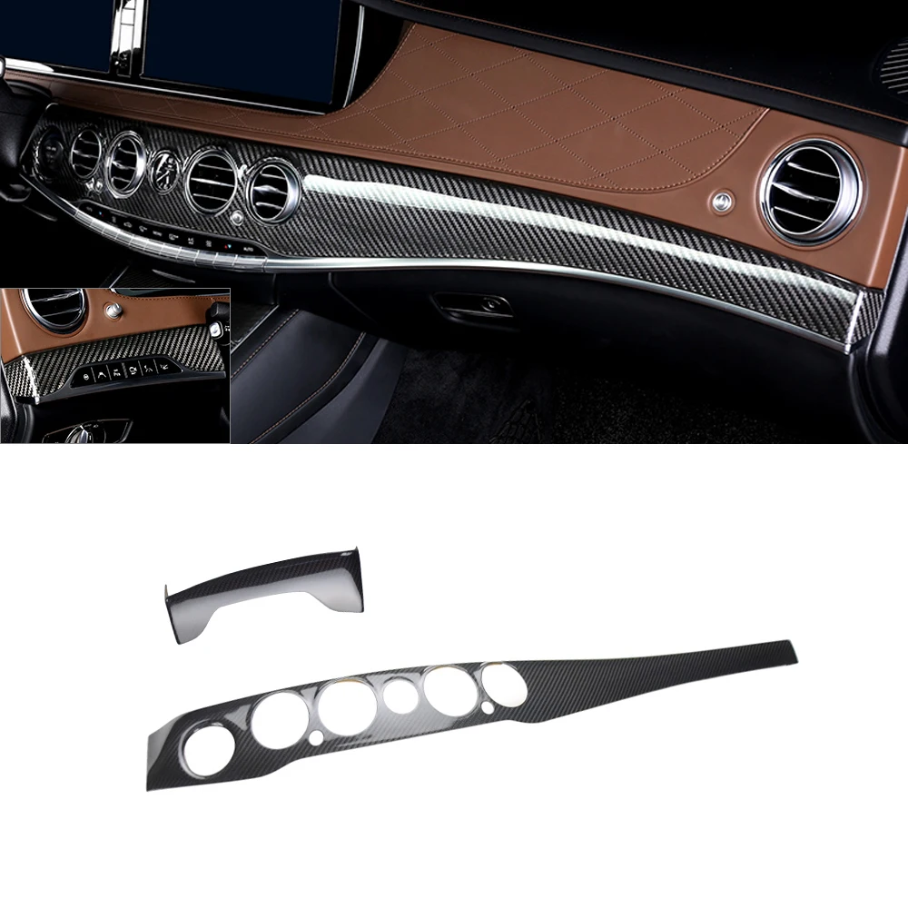 2pcs For Mercedes W222 S class S63 S65 AMG Real Dry Carbon Interior Trims Dashboard Kits Dash Cover
2pcs For Mercedes W222 S class S63 S65 AMG Real Dry Carbon Interior Trims Dashboard Kits Dash Cover
