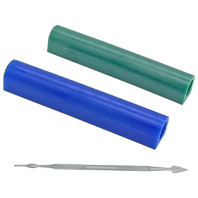 A32HOT-2 Pieces Carving Wax Ring Tubes For Jewelry Ring Casting Mold Kit Ring Making Wax Carving Tools (T150)
A32HOT-2 Pieces Carving Wax Ring Tubes For Jewelry Ring Casting Mold Kit Ring Making Wax Carving Tools (T150)