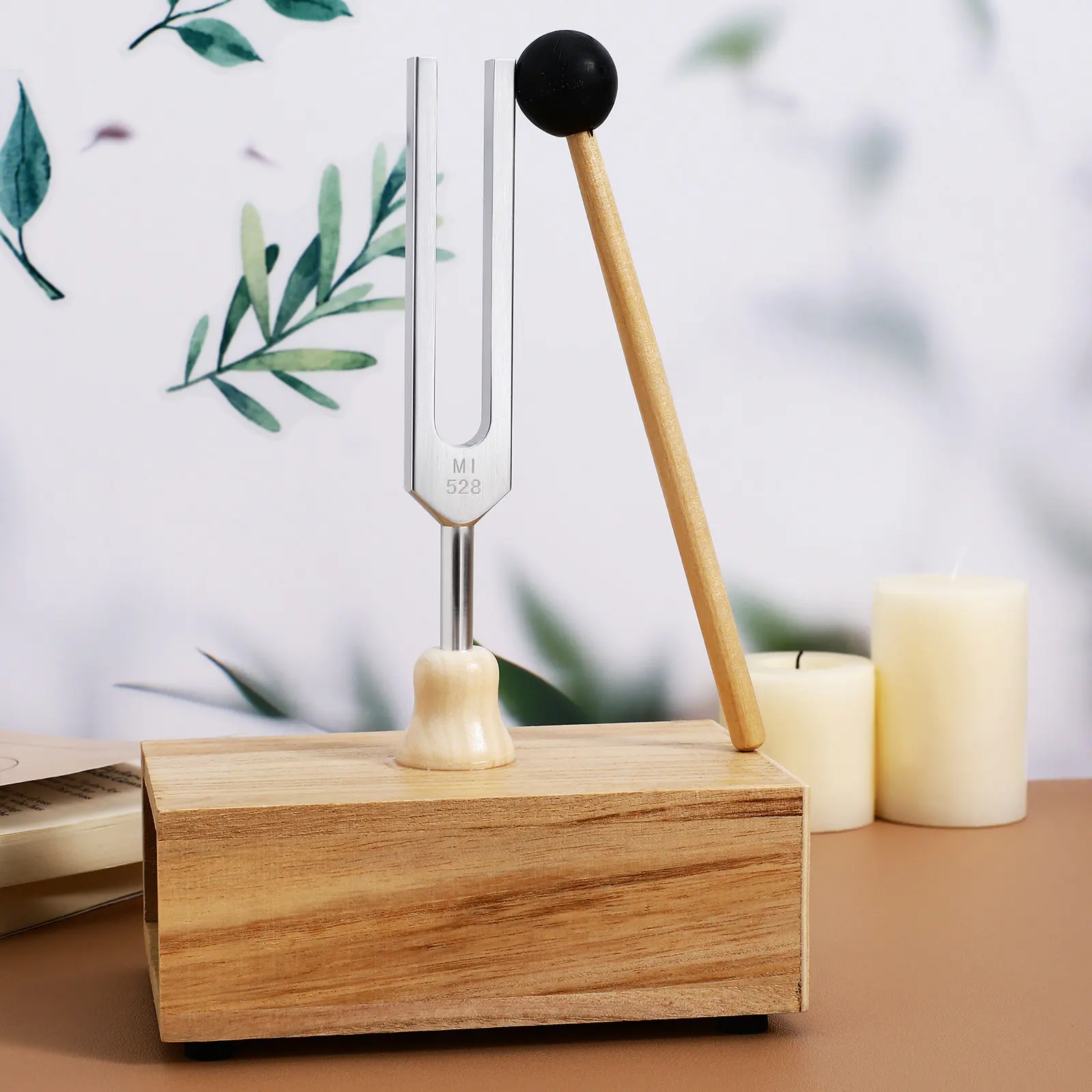 1 Set 528Hz Tuning Fork Wooden Resonance Box Yoga Sound Instrument Aluminum Alloy Durable Pitch Accurate Hammer Included Hearing
1 Set 528Hz Tuning Fork Wooden Resonance Box Yoga Sound Instrument Aluminum Alloy Durable Pitch Accurate Hammer Included Hearing