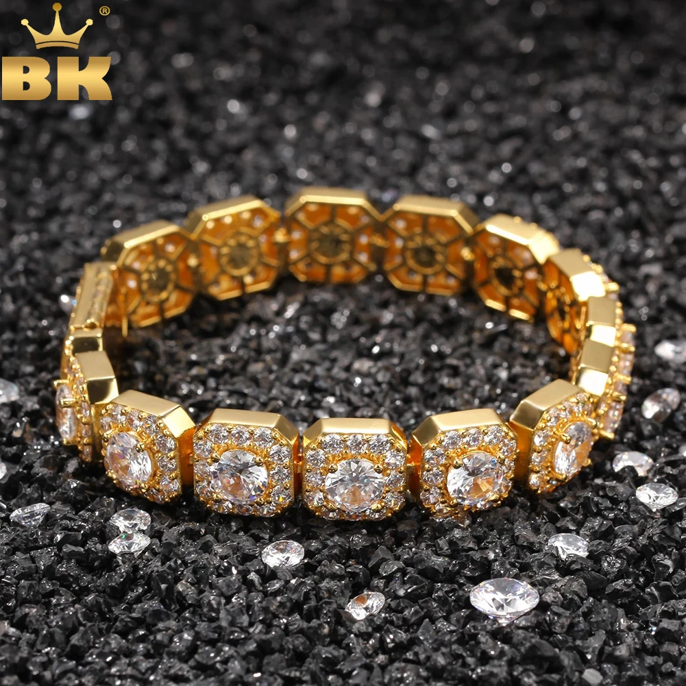 TBTK Rock Candy Bracelet For Men Or Women Luxury Copper Iced Out CZ Fashion Hiphop Jewelry Gold / Silver Color Wholesale
TBTK Rock Candy Bracelet For Men Or Women Luxury Copper Iced Out CZ Fashion Hiphop Jewelry Gold / Silver Color Wholesale