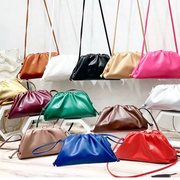 2026 new pleated cloud bag women's simple clip dumpling bag soft leather solid color texture shoulder messenger bag
2026 new pleated cloud bag women's simple clip dumpling bag soft leather solid color texture shoulder messenger bag