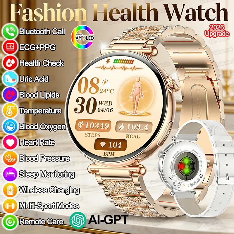 2026 AI Dial Smart Watches woman 1.32"AMOLED Screen Intelligent ECG Heart Health Analysis Supreme Bluetooth Call smart bracelet
2026 AI Dial Smart Watches woman 1.32"AMOLED Screen Intelligent ECG Heart Health Analysis Supreme Bluetooth Call smart bracelet