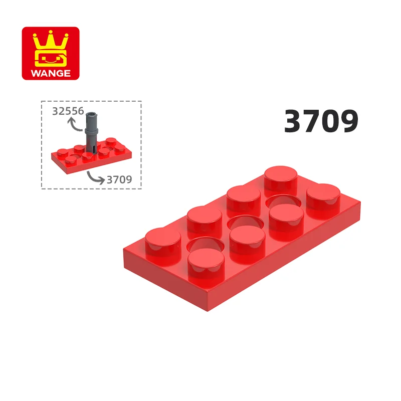 Wange 3709 100 г/87 шт. 2x4 тарелка с 3 отверстиями, строительные блоки MOC Classic, совместимые с кирпичами, детские игрушки, подарочная коробка
Wange 3709 100 г/87 шт. 2x4 тарелка с 3 отверстиями, строительные блоки MOC Classic, совместимые с кирпичами, детские игрушки, подарочная коробка