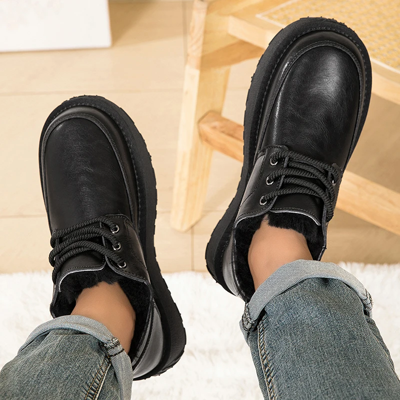 New Mid-calf Fleece Warm Solid Color Simple Design Autumn and Winter Flat Outdoor Snow Boots for Both Men and Women
New Mid-calf Fleece Warm Solid Color Simple Design Autumn and Winter Flat Outdoor Snow Boots for Both Men and Women