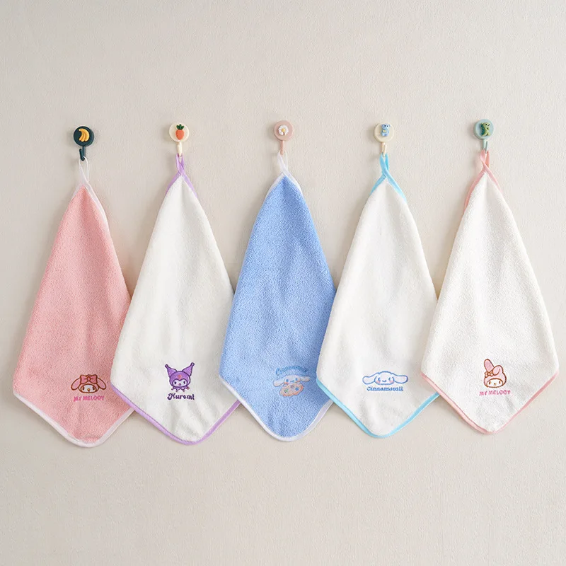 My Melody Hand Towel Kuromi Cartoon Cute Figure Soft Embroidered Water Absorbing Hanging Coral Fleece Children Baby Square Towel
My Melody Hand Towel Kuromi Cartoon Cute Figure Soft Embroidered Water Absorbing Hanging Coral Fleece Children Baby Square Towel