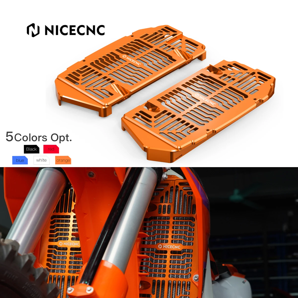 NICECNC For KTM EXC 300 EXC 250 EXCF 350 EXC 450 XCW 300 XCFW 450 500 2024-2025 Radiator Guards SX 125 SXF 250 SXF 450 2023-2025
NICECNC For KTM EXC 300 EXC 250 EXCF 350 EXC 450 XCW 300 XCFW 450 500 2024-2025 Radiator Guards SX 125 SXF 250 SXF 450 2023-2025