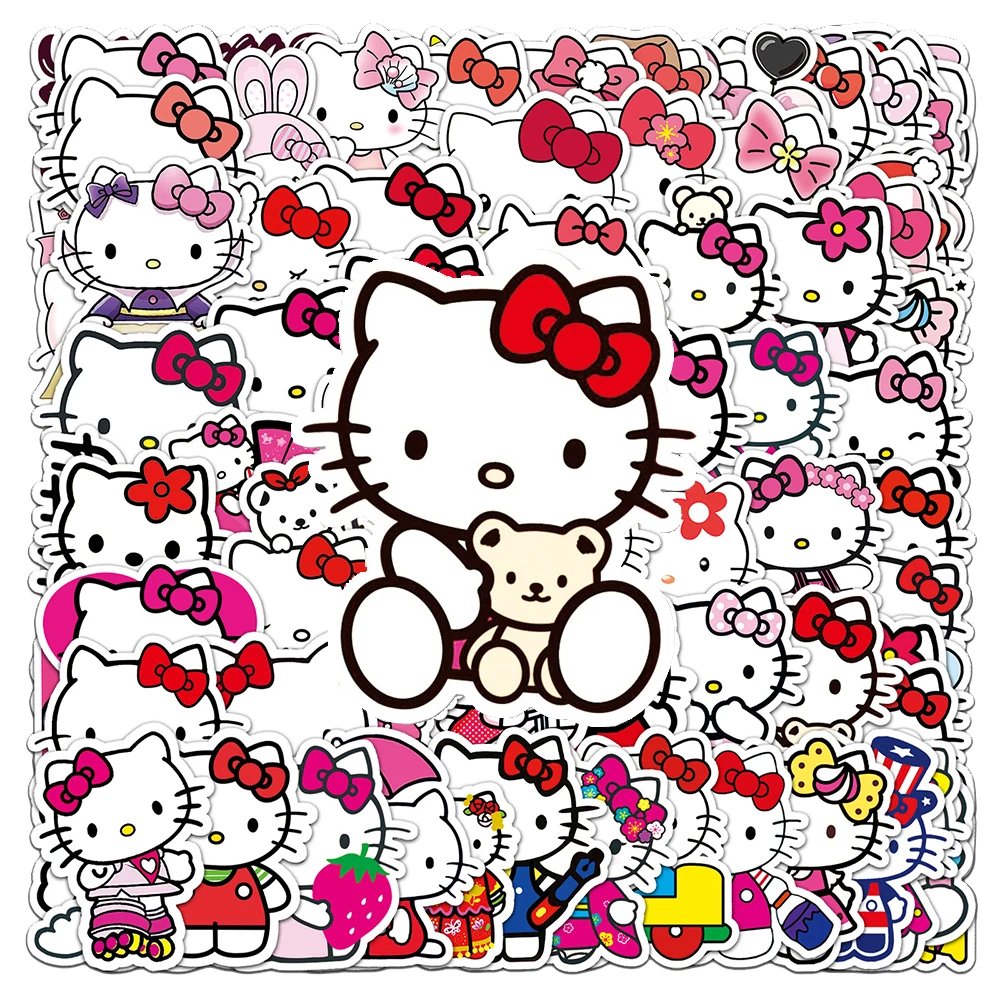 10/30/50/100pcs Kawaii Cartoon Hello Kitty Sanrio Stickers Cute Sticker for Kids Toy DIY Water Bottle Phone Luggage Decals Pack
10/30/50/100pcs Kawaii Cartoon Hello Kitty Sanrio Stickers Cute Sticker for Kids Toy DIY Water Bottle Phone Luggage Decals Pack