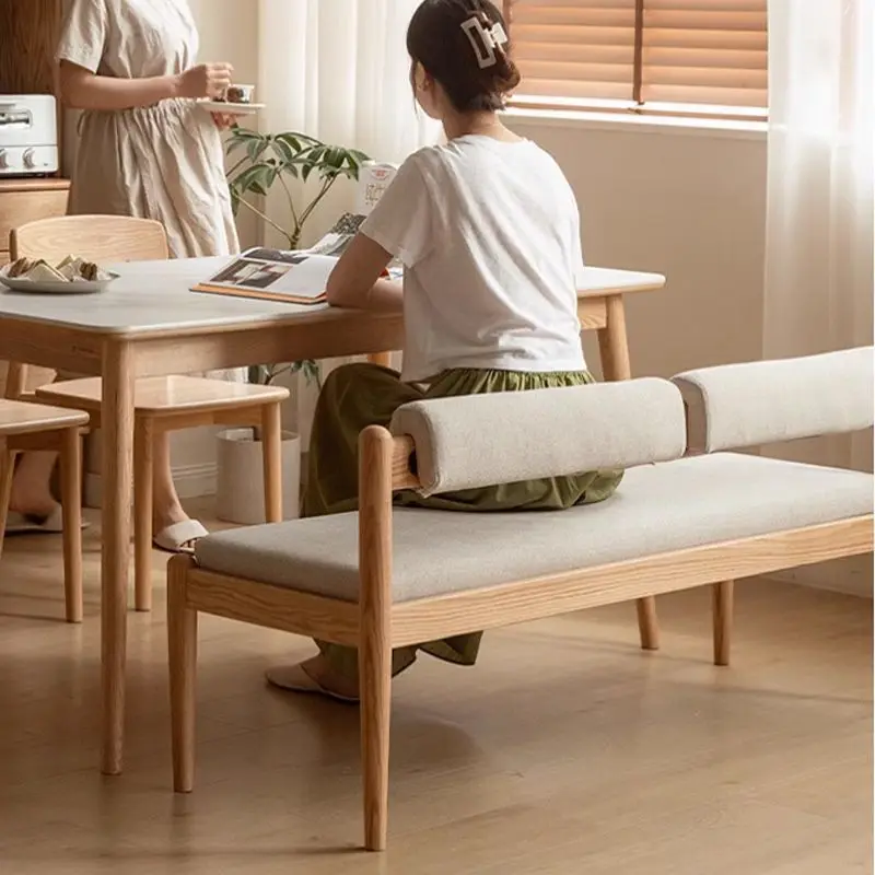 Solid wood bench Simple stool, soft bag bench Home restaurant soft bag backrest bench
Solid wood bench Simple stool, soft bag bench Home restaurant soft bag backrest bench