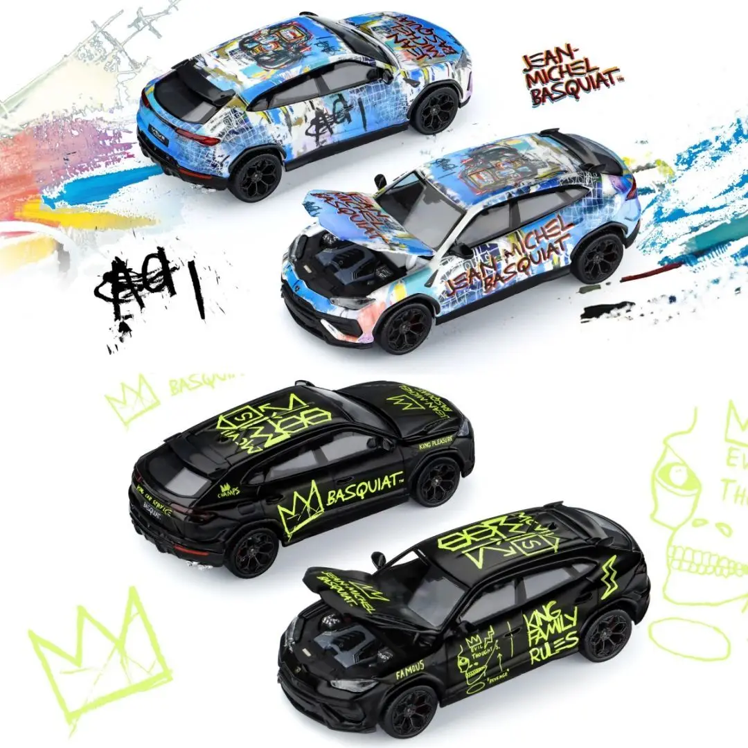TH Trends Hobby 1:64 Basquiat Collaborative Collection: Lamborghini & Porsche Die-cast Car Models
TH Trends Hobby 1:64 Basquiat Collaborative Collection: Lamborghini & Porsche Die-cast Car Models