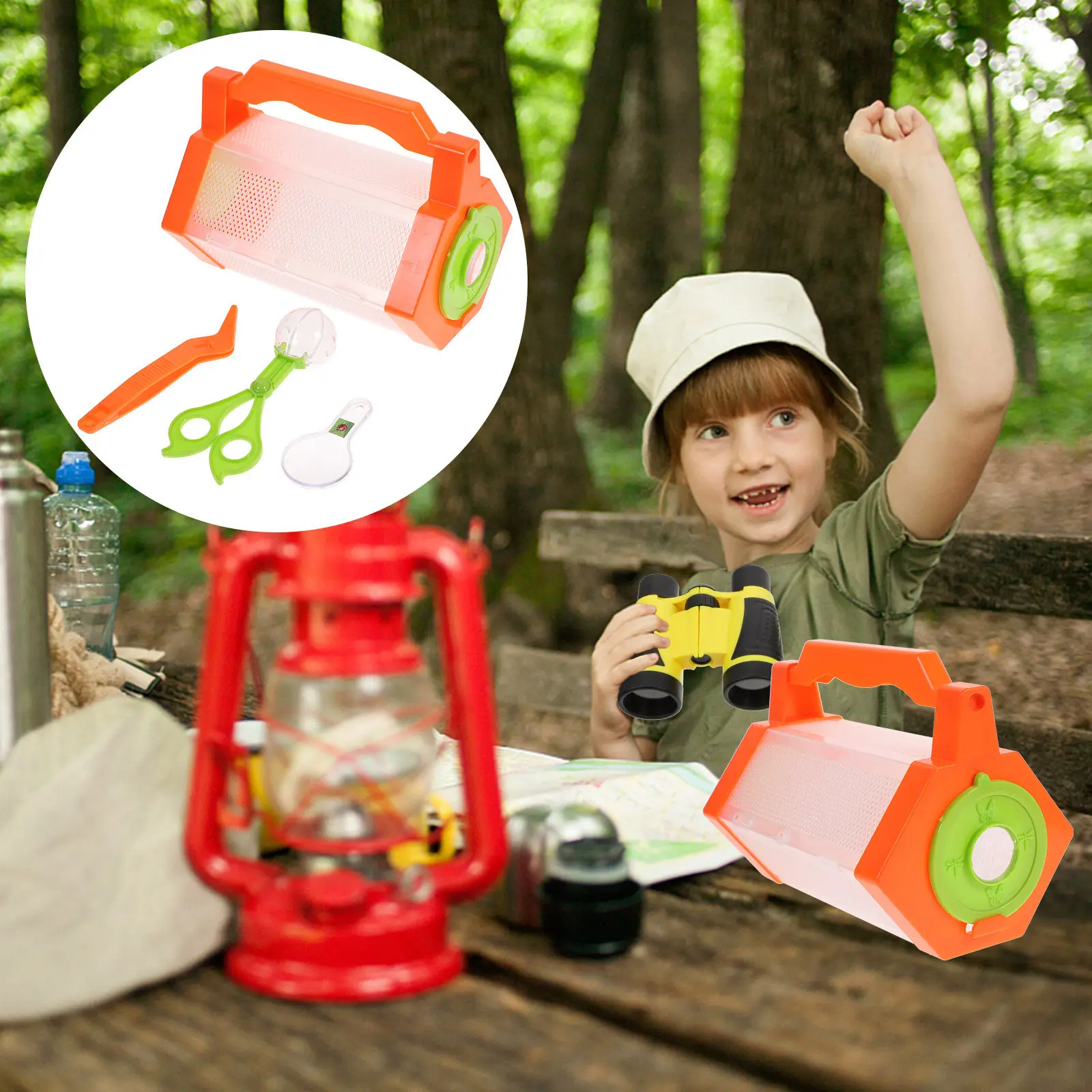 Children Insect Box Set Outdoor Exploration Critter Cage Bug Carrier Easy- Educational Tool Fix Base Magnifying Glass
Children Insect Box Set Outdoor Exploration Critter Cage Bug Carrier Easy- Educational Tool Fix Base Magnifying Glass