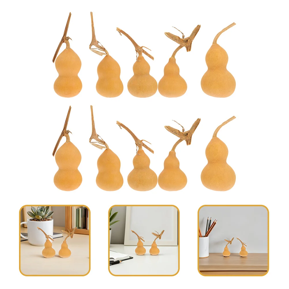 10Pcs Gourd Adorns Natural Material Desktop Gourd Crafts Mini Size Easy Placement Home Office Mall Decoration Decors
10Pcs Gourd Adorns Natural Material Desktop Gourd Crafts Mini Size Easy Placement Home Office Mall Decoration Decors