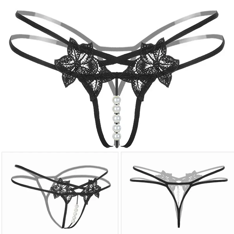 Women's Sexy Pearl Massage Open Crotch G-String Briefs Panties Crotchless Erotic Lingerie Temptation Thongs
Women's Sexy Pearl Massage Open Crotch G-String Briefs Panties Crotchless Erotic Lingerie Temptation Thongs