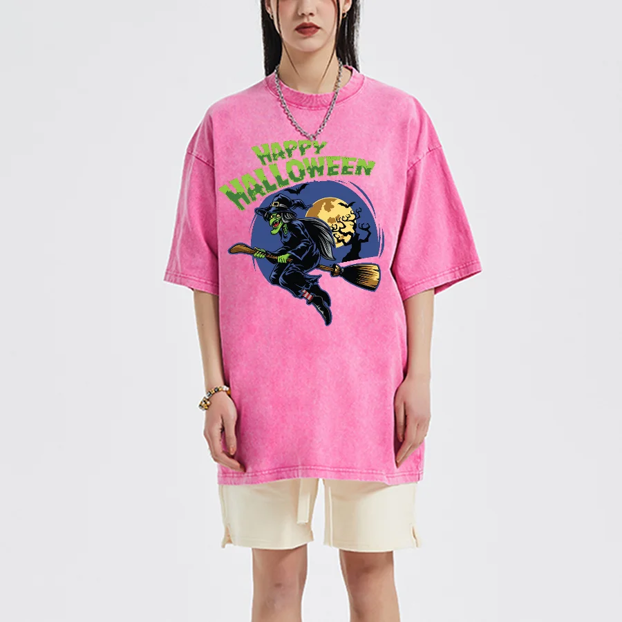 Happy Halloween Creative Graphic Print Washed Men's T shirt, Oversized Hip Hop Streetwear, 100% Cotton Four Seasons Tops Tees
Happy Halloween Creative Graphic Print Washed Men's T shirt, Oversized Hip Hop Streetwear, 100% Cotton Four Seasons Tops Tees