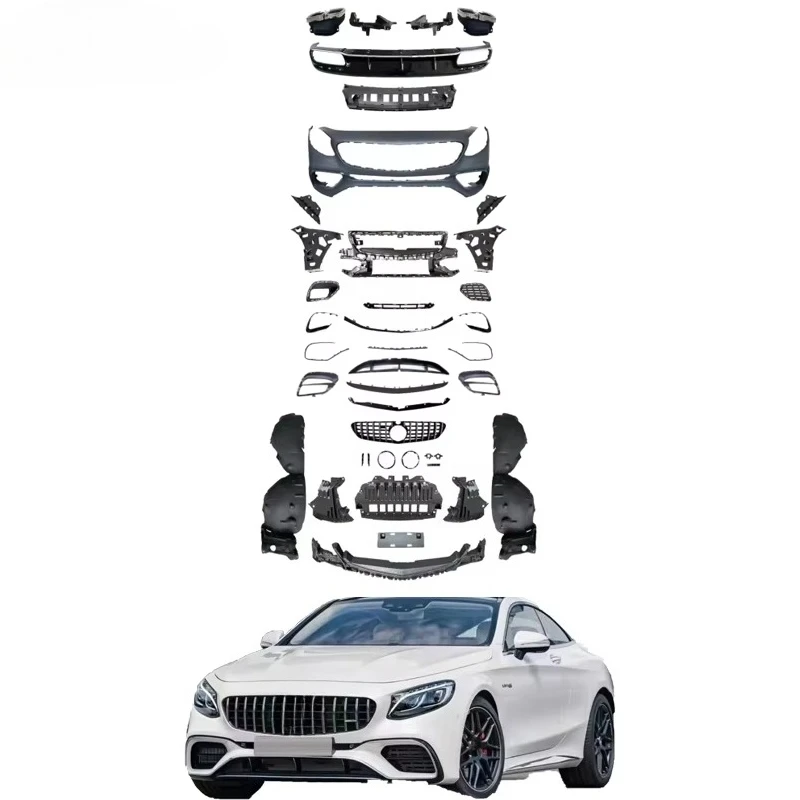 High Quality Car Body Kits for S Coupe C217 15-18 Upgrade S63 Body Kit Bumper Fender Inner Grill Diffuser
High Quality Car Body Kits for S Coupe C217 15-18 Upgrade S63 Body Kit Bumper Fender Inner Grill Diffuser
