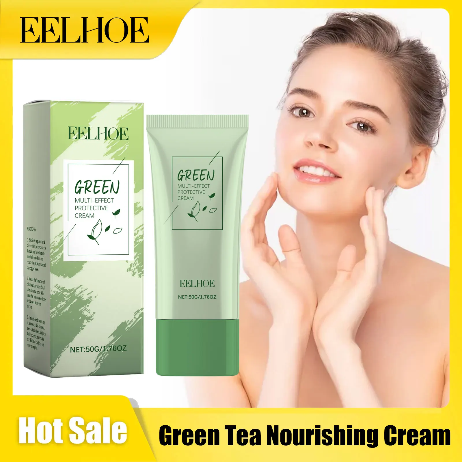 EELHOE Facial Nourish Cream Enhance Skin Elasticity Brighten Luster Deep Hydration Shrink Pores Wh-itening Facial Soothing Cream
EELHOE Facial Nourish Cream Enhance Skin Elasticity Brighten Luster Deep Hydration Shrink Pores Wh-itening Facial Soothing Cream