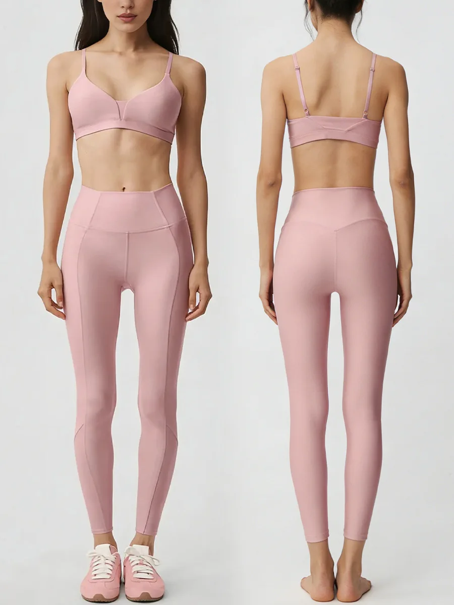 SEEKSUC Women's Yoga Suit High Waist Hip Lifting Abdominal Compression Slimming Legging Beautiful Back Sports Bra Gym Sportswear
SEEKSUC Women's Yoga Suit High Waist Hip Lifting Abdominal Compression Slimming Legging Beautiful Back Sports Bra Gym Sportswear