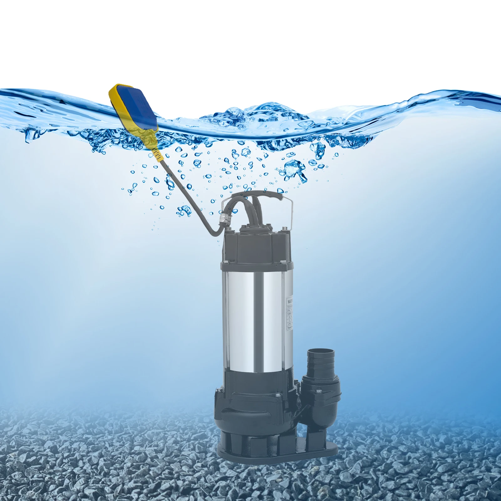 Погружной насос из нержавеющей стали с автоматическим поплавковым выключателем Погружной насос с 2-дюймовым разрядом
Погружной насос из нержавеющей стали с автоматическим поплавковым выключателем Погружной насос с 2-дюймовым разрядом