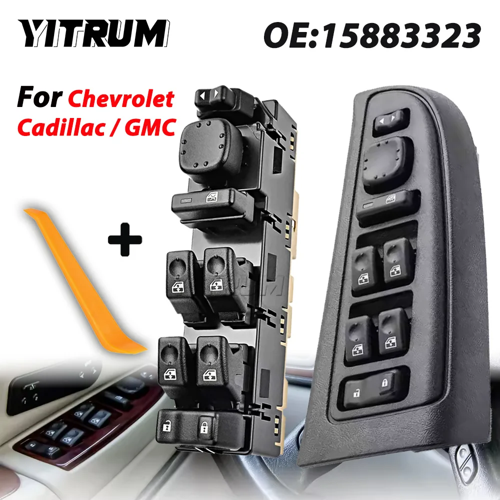 YITRUM Master Power Window Switch For Chevy Silverado Tahoe For GMC Yukon Sierra Escalade 2003-2007 15883323 901-075 901075
YITRUM Master Power Window Switch For Chevy Silverado Tahoe For GMC Yukon Sierra Escalade 2003-2007 15883323 901-075 901075