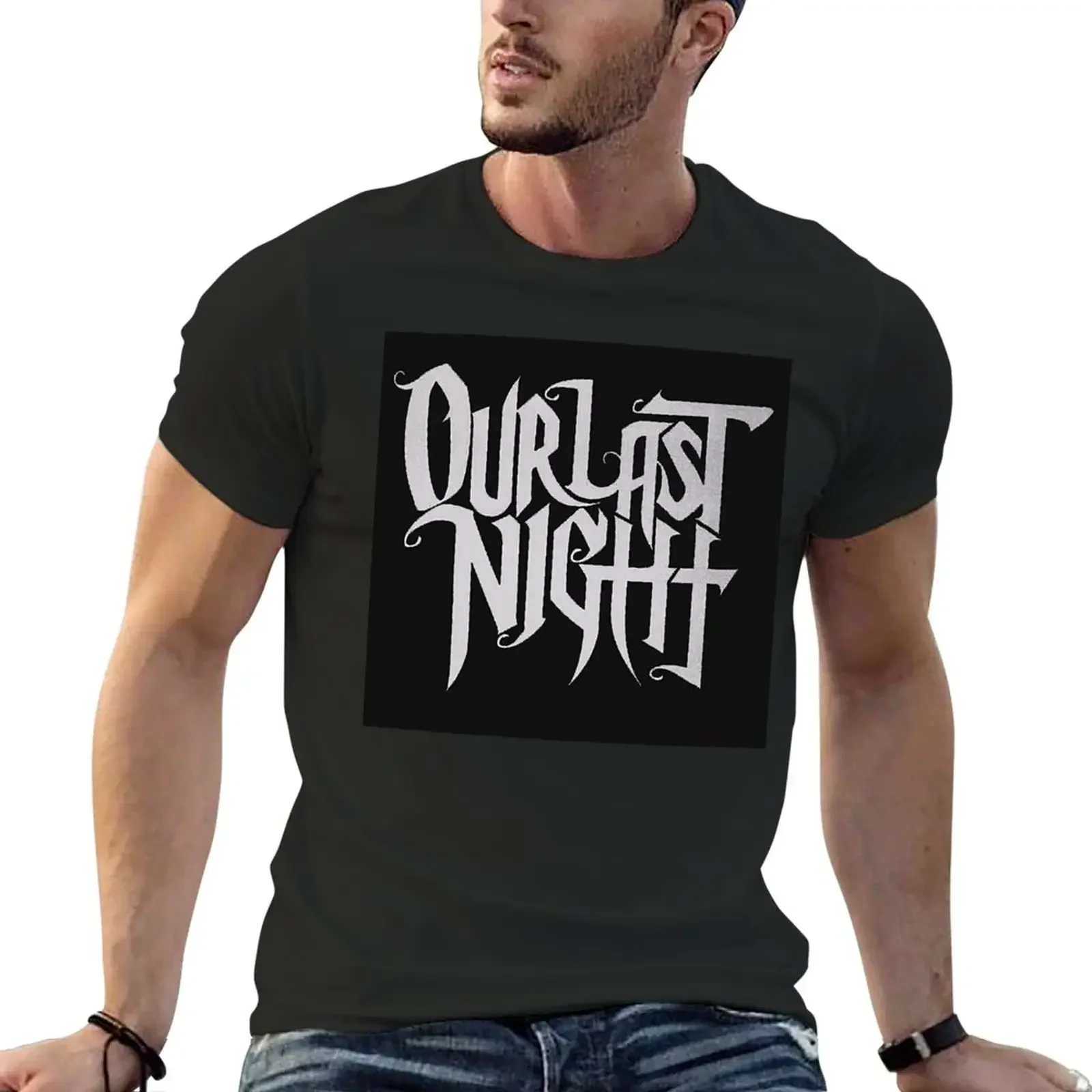 our last night logo T-Shirt Aesthetic clothing boys whites sublime Men's clothing
our last night logo T-Shirt Aesthetic clothing boys whites sublime Men's clothing