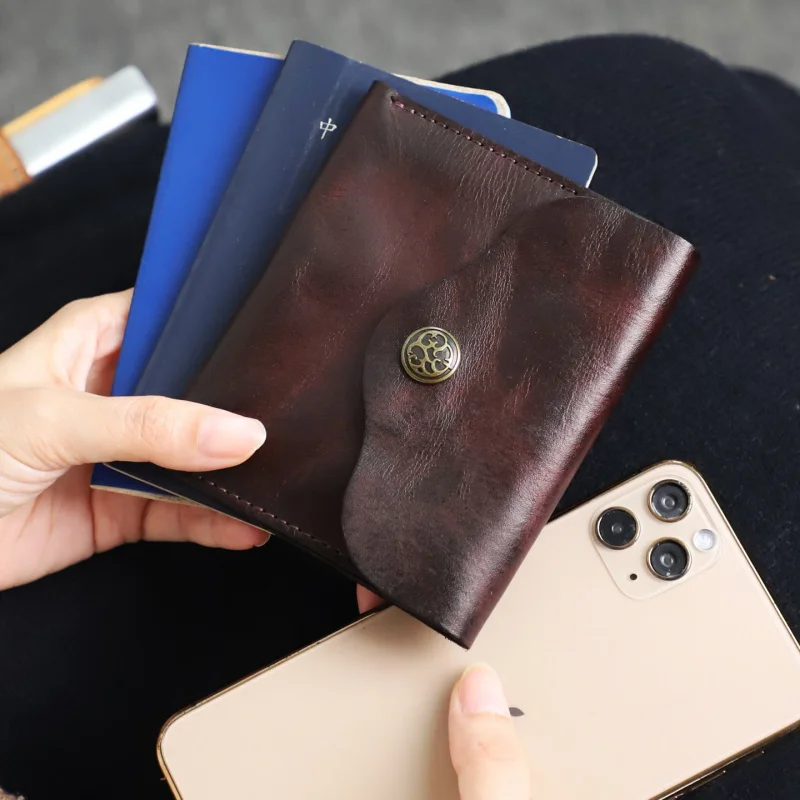 Handmade Leather Minimalist Wallet for Men Women Small Card Walet Coin and Cards Slim Credit Card Holder Money Bag Purse
Handmade Leather Minimalist Wallet for Men Women Small Card Walet Coin and Cards Slim Credit Card Holder Money Bag Purse