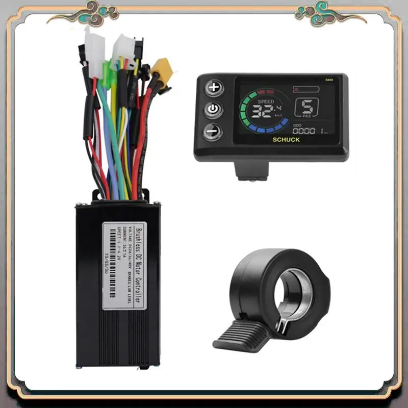 Durable Electric Bicycle Kit With 36V 48V 26A 3 Mode Sinewave Controller With S869 LCD Display And Thumb Throttle For Ebike
Durable Electric Bicycle Kit With 36V 48V 26A 3 Mode Sinewave Controller With S869 LCD Display And Thumb Throttle For Ebike