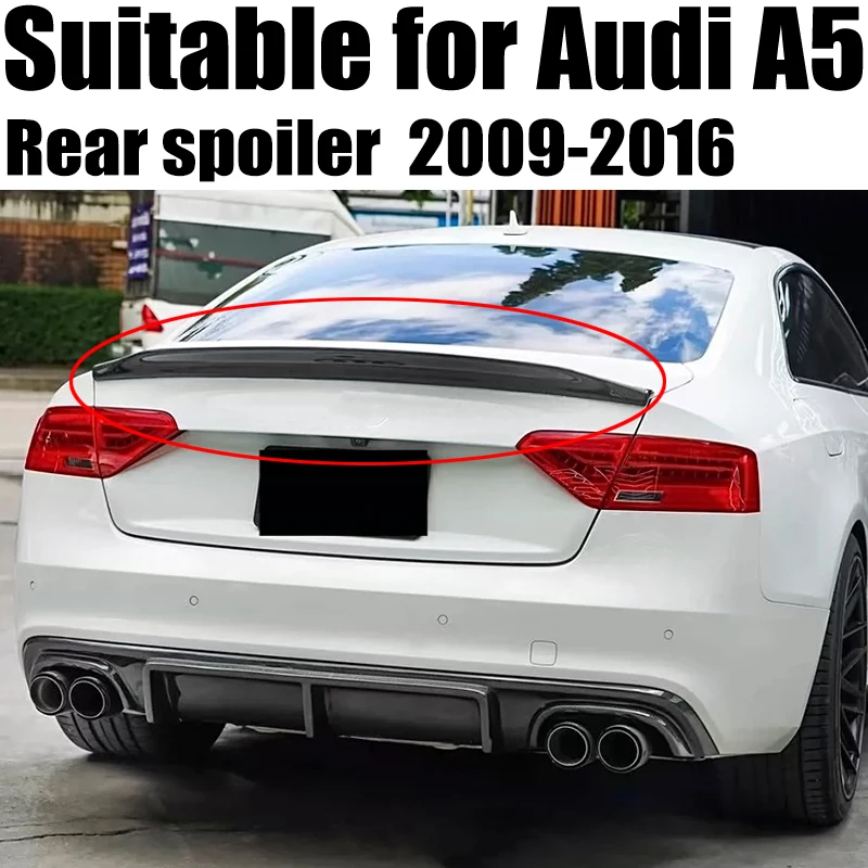 Carbon Fiber Rear Trunk Spoiler Wing For Audi A5 Sline S5 Coupe 2009-2016 Not For RS5 Car Rear Trunk Boot Lip Wing Spoiler FRP
Carbon Fiber Rear Trunk Spoiler Wing For Audi A5 Sline S5 Coupe 2009-2016 Not For RS5 Car Rear Trunk Boot Lip Wing Spoiler FRP