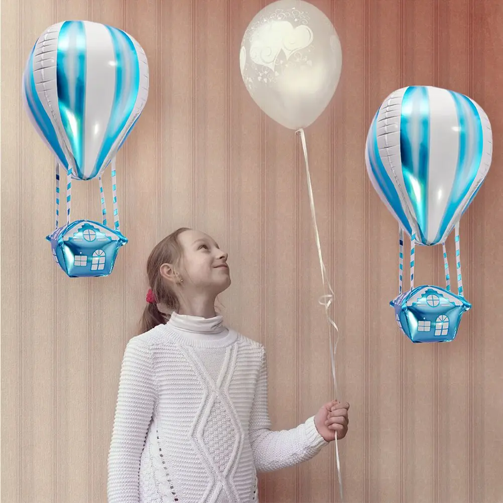 4 Pcs Hanging Hot Air Balloon Decorations Foil Balloons Blue Inflatable Party Birthday Shower Photo Booth Celebrations
4 Pcs Hanging Hot Air Balloon Decorations Foil Balloons Blue Inflatable Party Birthday Shower Photo Booth Celebrations