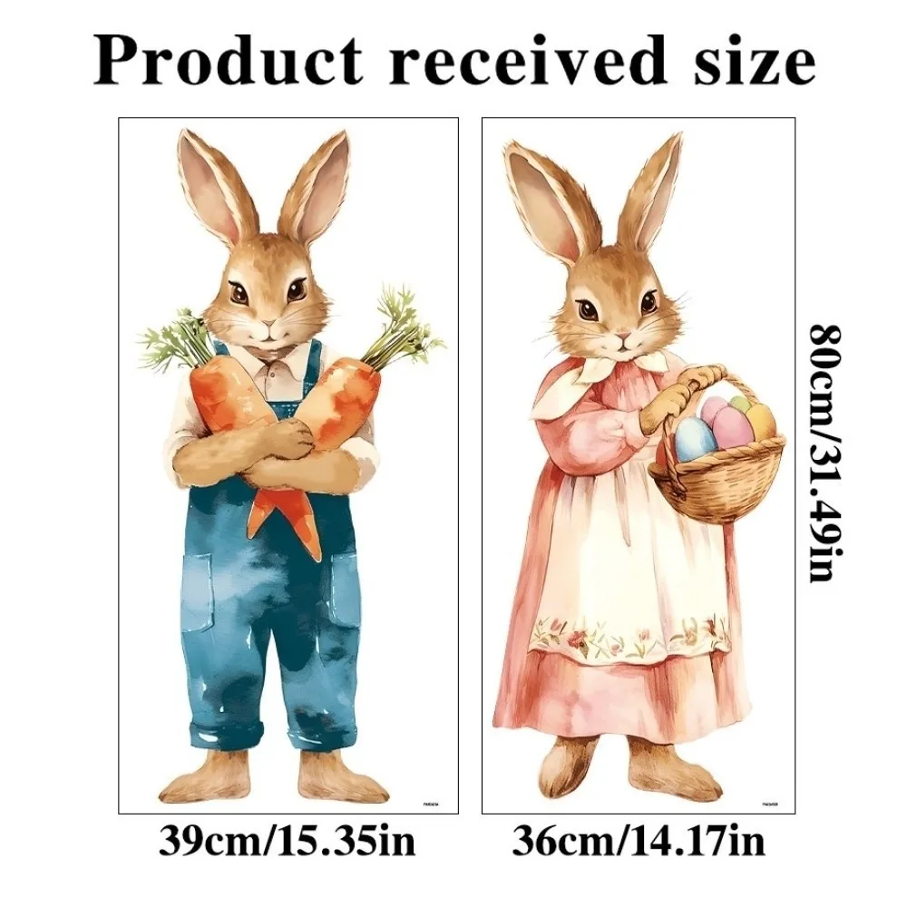 Creative Easter Door Stickers Cartoon Waterproof Easter Egg Window Decals DIY Removable Static Easter Bunny Static Cling Decal
Creative Easter Door Stickers Cartoon Waterproof Easter Egg Window Decals DIY Removable Static Easter Bunny Static Cling Decal