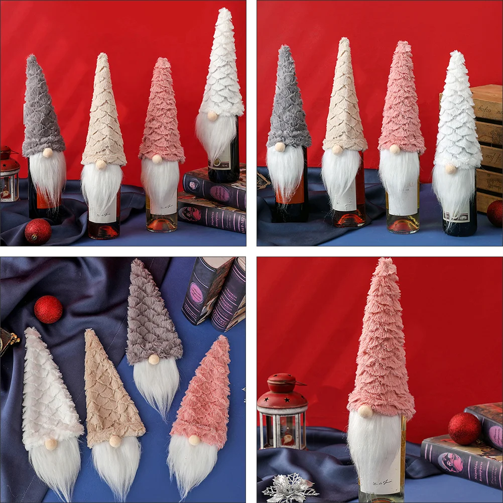 4Pcs Xmas Gnome Red Wine Covers Party Bottle Hats Xmas Bottle Cover Decoration Gnome Decors Party Supplies
4Pcs Xmas Gnome Red Wine Covers Party Bottle Hats Xmas Bottle Cover Decoration Gnome Decors Party Supplies