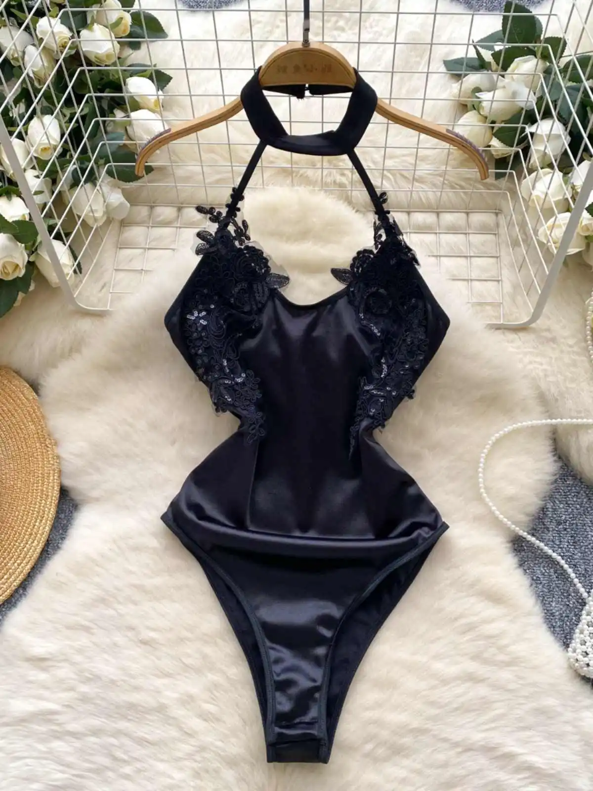 Women Lace Satin Playsuits Vintage Overall Sleevesless Skinny Jumpsuits Black Gothic Exotic Sexy Rompers Coquette Clothing 2025
Women Lace Satin Playsuits Vintage Overall Sleevesless Skinny Jumpsuits Black Gothic Exotic Sexy Rompers Coquette Clothing 2025