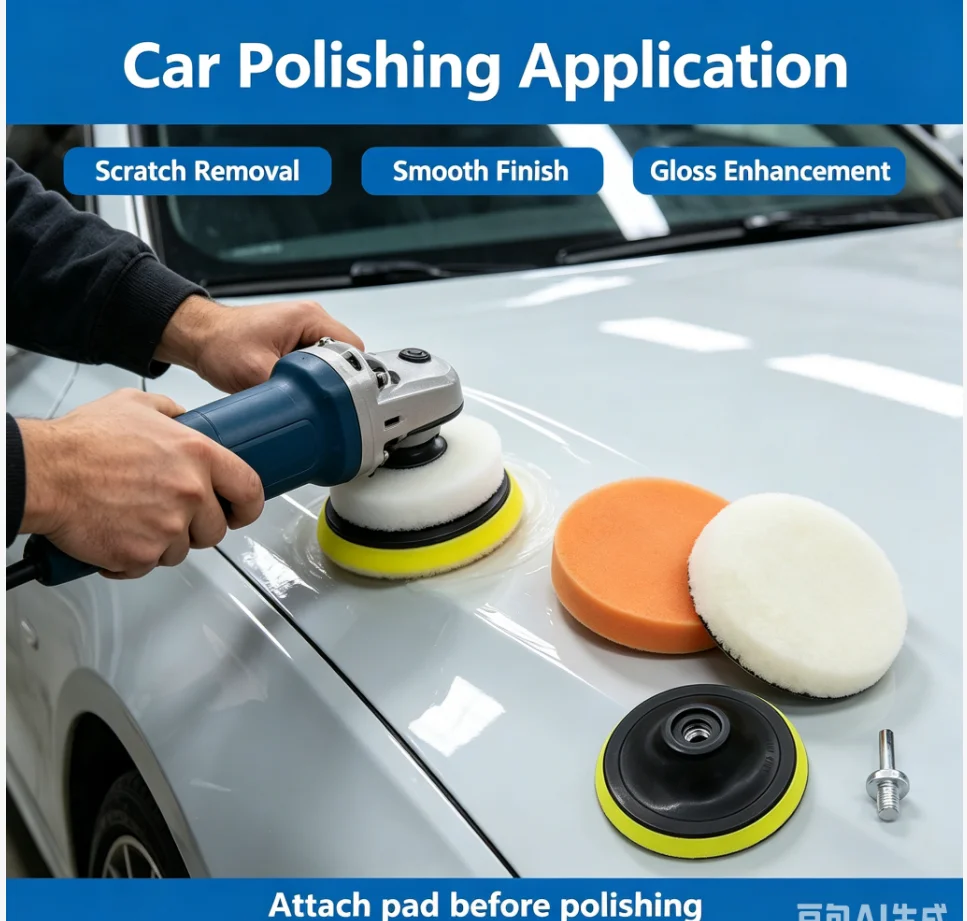 6Pcs Car Polishing Disc Sponge Pads Kit Auto Detailing Waxing Polish Machine Buffering Sponge Remove Scratches Wax Pads
6Pcs Car Polishing Disc Sponge Pads Kit Auto Detailing Waxing Polish Machine Buffering Sponge Remove Scratches Wax Pads