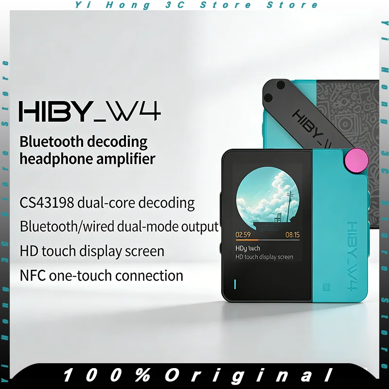 Hiby W4 Wireless Hifi Headphone Amplifier Usb Dac 5.4 3.5mm 4.4mm Cs43198*2 Dsd512 Ldac Nfc Carplay Screen
Hiby W4 Wireless Hifi Headphone Amplifier Usb Dac 5.4 3.5mm 4.4mm Cs43198*2 Dsd512 Ldac Nfc Carplay Screen