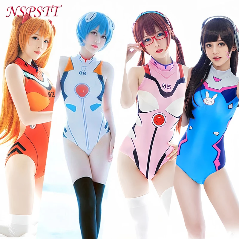 NSPSTT EVA Asuka Ayanami Rei Cosplay School Swimsuit Bodysuit Anime Game Full Body Tight Suit Halloween Party Costume
NSPSTT EVA Asuka Ayanami Rei Cosplay School Swimsuit Bodysuit Anime Game Full Body Tight Suit Halloween Party Costume