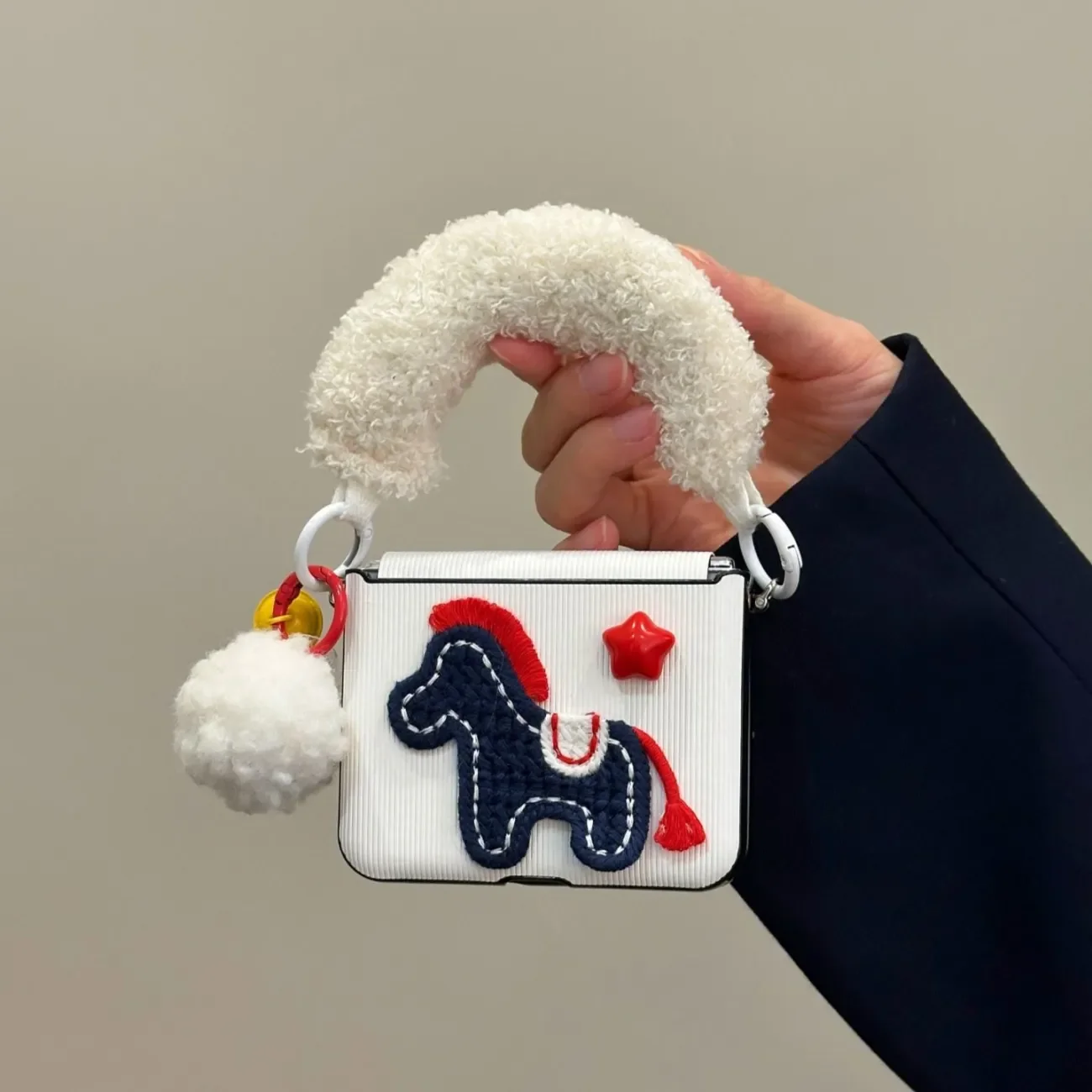for Samsung galaxy zflip7 6 5 4 3 phone cases OPPOfindn3flip/Motorola50ultra Cute 3d embroidery horse new year flip leather Case
for Samsung galaxy zflip7 6 5 4 3 phone cases OPPOfindn3flip/Motorola50ultra Cute 3d embroidery horse new year flip leather Case
