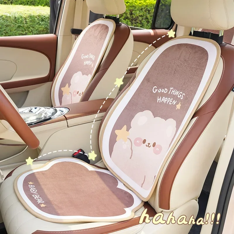 Universal Plush Car Seat Cushion Pad Warm Comfortable Auto Seat Cushion Cover Cartoon Bear Interior Decoration Car Accessories
Universal Plush Car Seat Cushion Pad Warm Comfortable Auto Seat Cushion Cover Cartoon Bear Interior Decoration Car Accessories