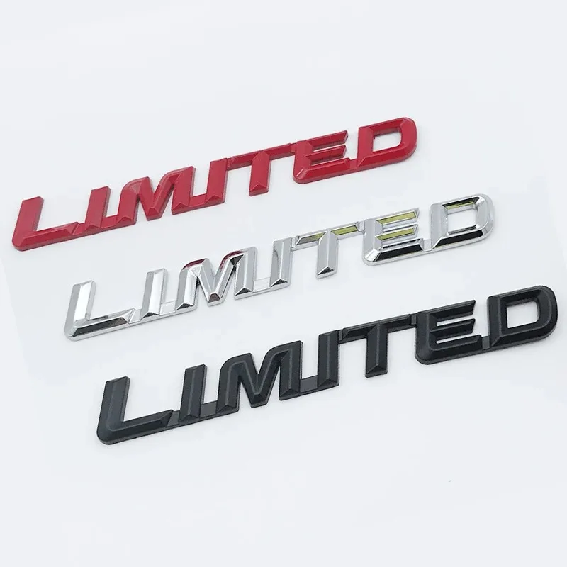 1 Piece New Limited 3D Zinc Alloy Emblem Universal Car Fender Side Trunk Rear Lid Badge
1 Piece New Limited 3D Zinc Alloy Emblem Universal Car Fender Side Trunk Rear Lid Badge
