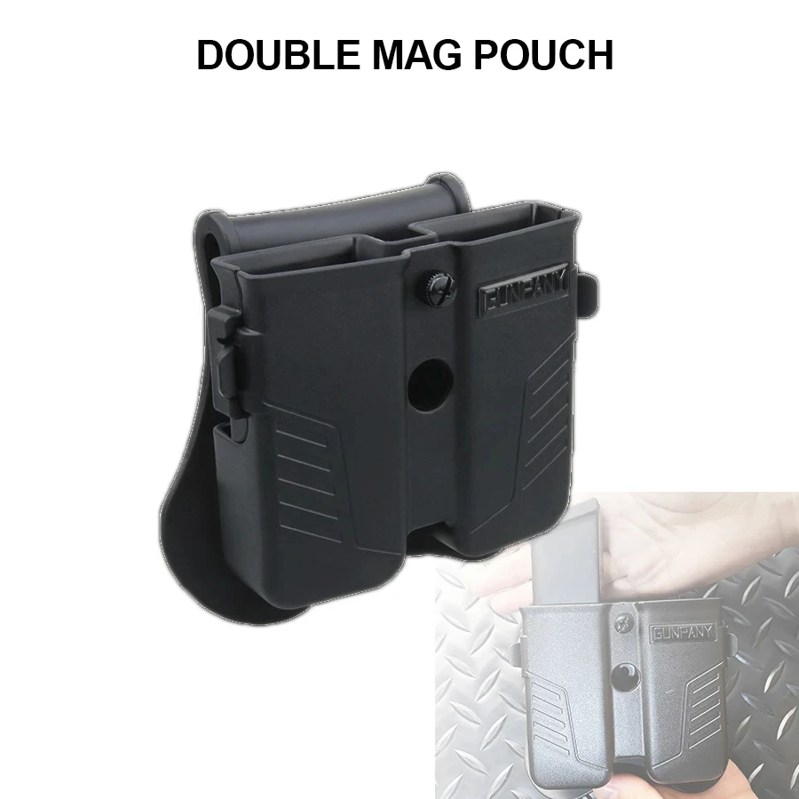 Vector Optics Universal Mag Holder Tactical Magazine Pouch Hunting Single/Double Mag Pouch with Quick Release Fit 9mm .40, .45
Vector Optics Universal Mag Holder Tactical Magazine Pouch Hunting Single/Double Mag Pouch with Quick Release Fit 9mm .40, .45