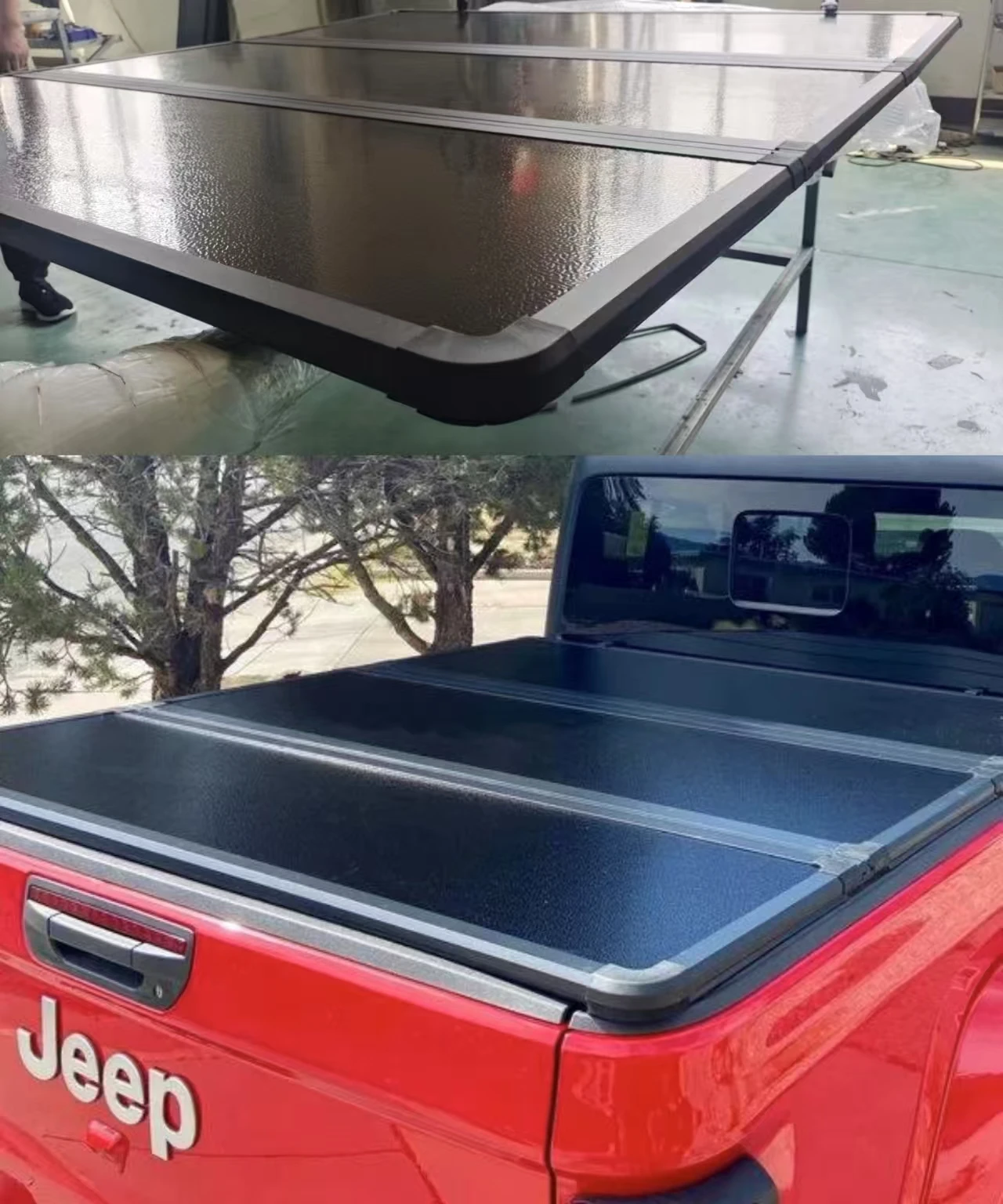 Trunk Soft Cover JT for Gladiator Rear Three Fold Cover Plate 1003 Aluminum Alloy for Jeep JT Gladiator 2020++
Trunk Soft Cover JT for Gladiator Rear Three Fold Cover Plate 1003 Aluminum Alloy for Jeep JT Gladiator 2020++