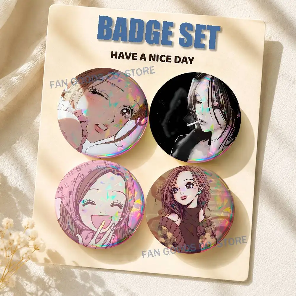 Anime N-NANA Brooches for Backpack Accessories 25,32,44,58,75mm Round Enamel Pins 2-piece set Cartoon Anime Badge
Anime N-NANA Brooches for Backpack Accessories 25,32,44,58,75mm Round Enamel Pins 2-piece set Cartoon Anime Badge