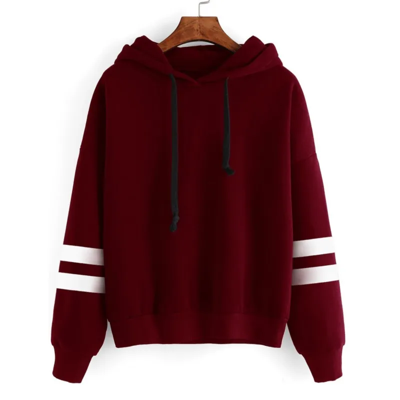 Spring Womens Hoodie Sportwear Long-Sleeved Lazy Style Top Striped Slim Fit Sweatshirts Solid Color Versatile Casual Tracksuit
Spring Womens Hoodie Sportwear Long-Sleeved Lazy Style Top Striped Slim Fit Sweatshirts Solid Color Versatile Casual Tracksuit