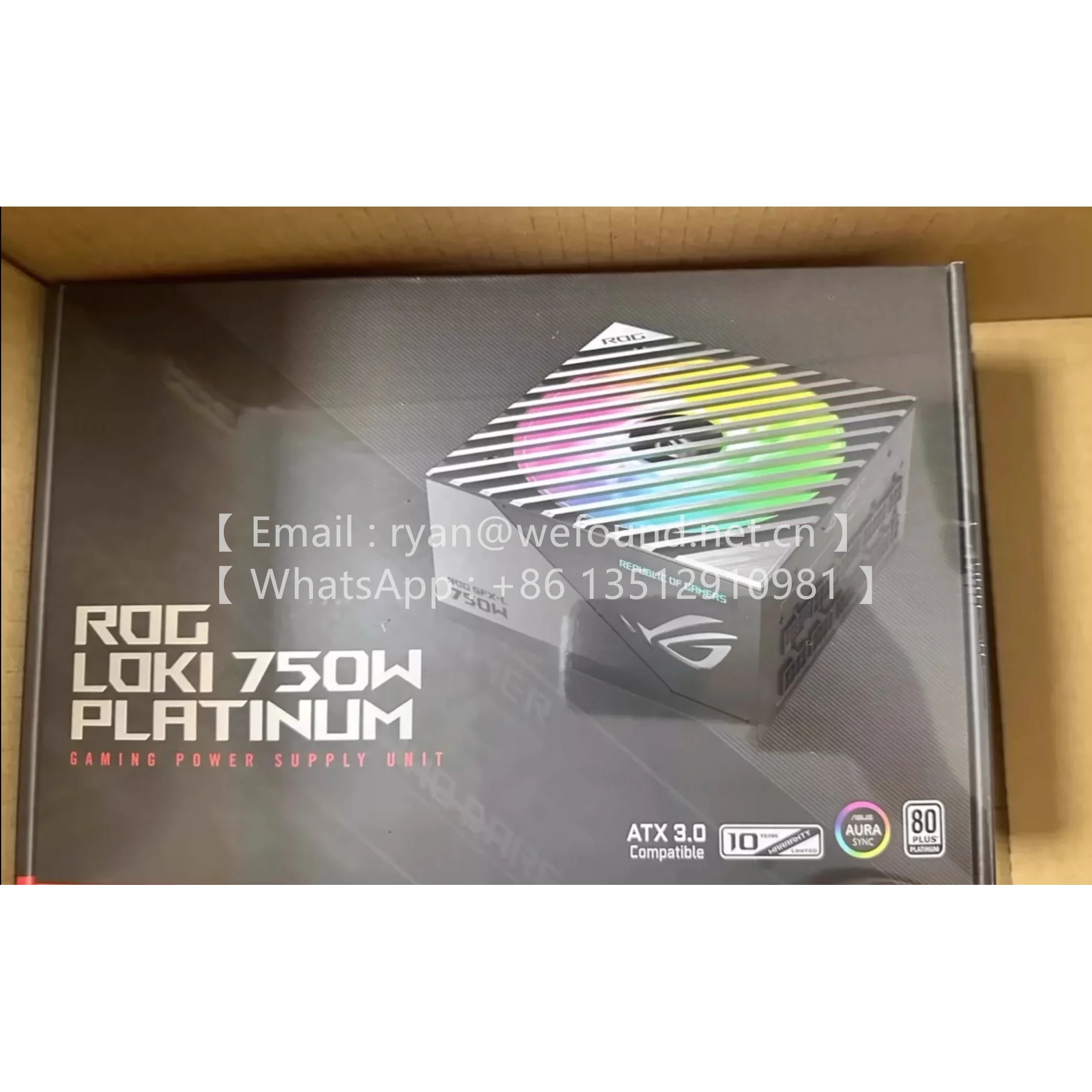 ДЛЯ ROG LOKI 750 Вт SFX-L полностью модульный игровой блок питания
ДЛЯ ROG LOKI 750 Вт SFX-L полностью модульный игровой блок питания